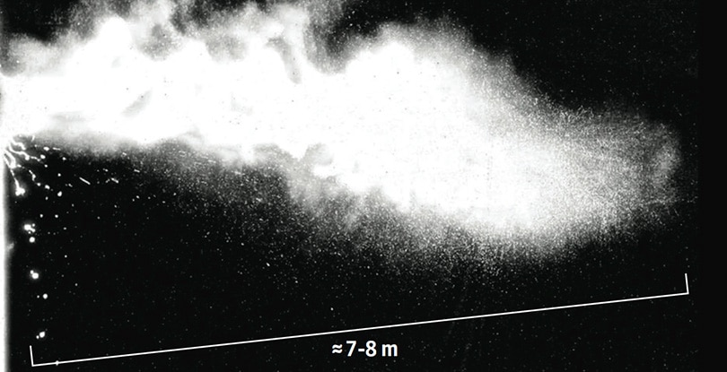 Turbulent Gas Clouds and Respiratory Pathogen Emissions – Potential Implications for Reducing Transmission of COVID-19